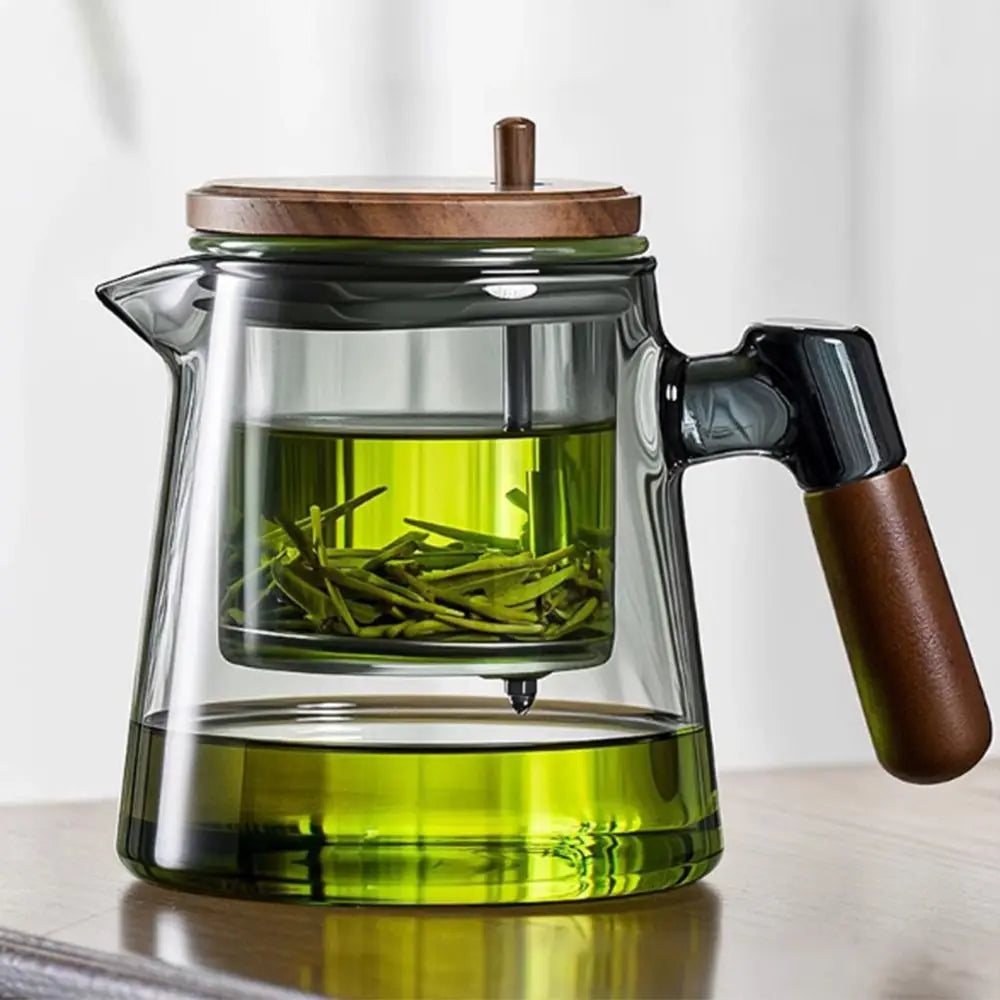 Théière en Verre Créative 650ML avec Infuseur - Résistante à la Chaleur