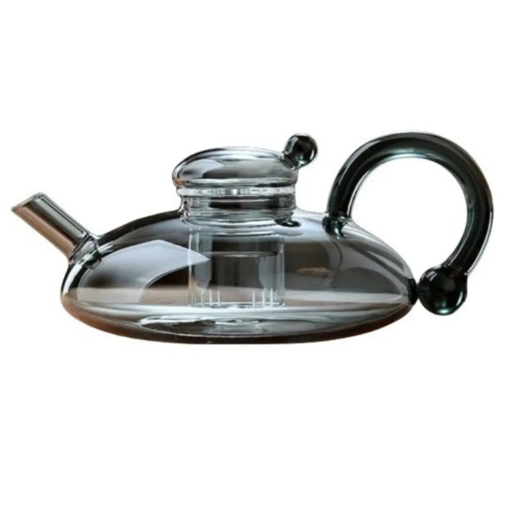 Théière en Verre Transparent avec Infuseur - Élégante et Résistante à la Chaleur