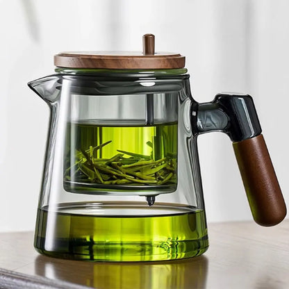 Théière en Verre Créative 650ML avec Infuseur - Résistante à la Chaleur