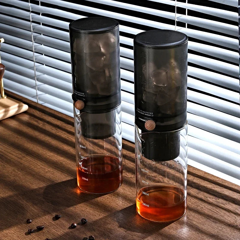 Cafetière à Froid "Cold Brew" en Verre - Préparation Artisanale et Rafraîchissante