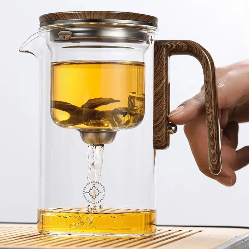 Bouilloire à Thé en Verre Magnétique avec Infuseur - 520ml