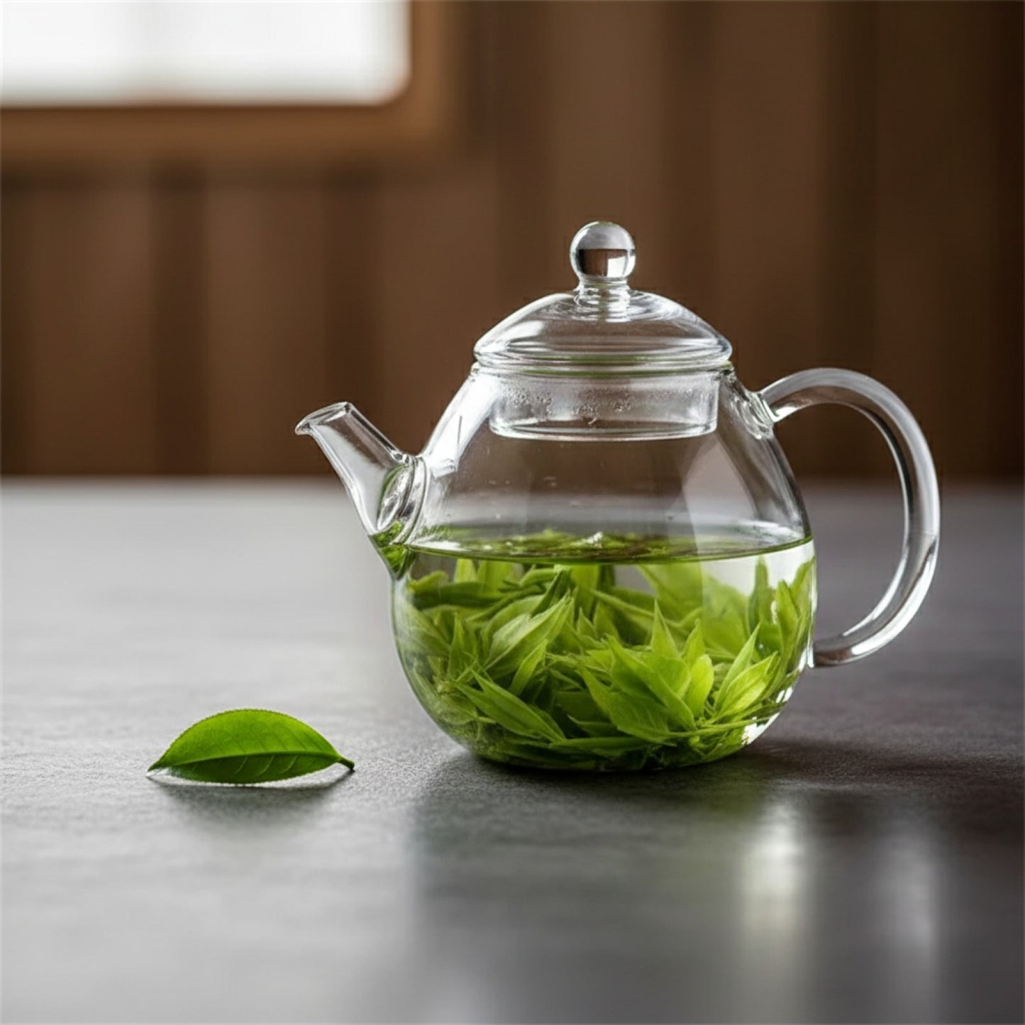 Théière en Verre Résistante à la Chaleur 200ml - Idéale pour Service Kung Fu