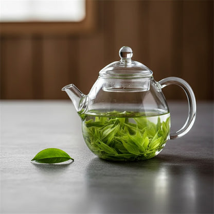 Théière en Verre Résistante à la Chaleur 200ml - Idéale pour Service Kung Fu