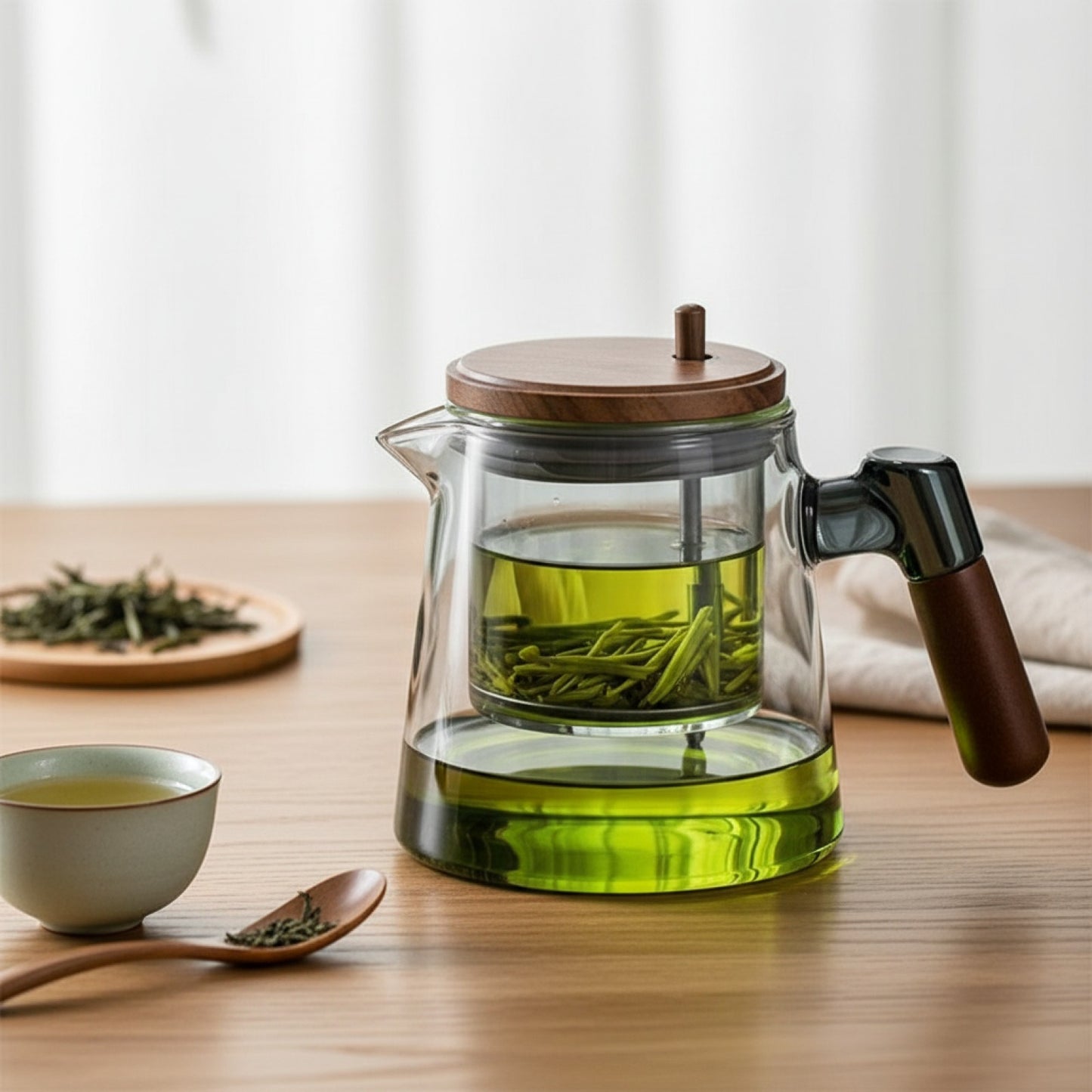 Théière en Verre Créative 650ML avec Infuseur - Résistante à la Chaleur