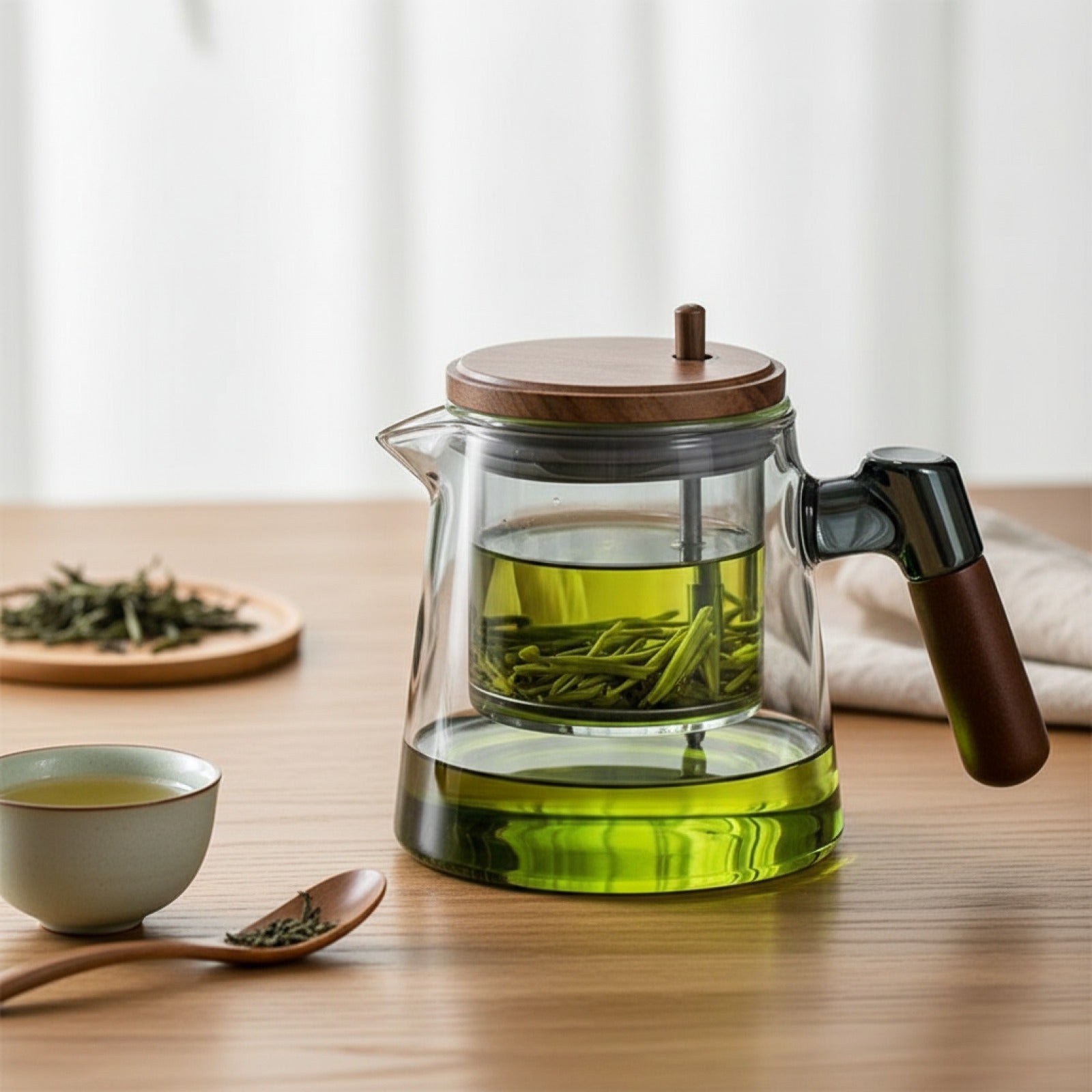 Théière en Verre Créative 650ML avec Infuseur - Résistante à la Chaleur