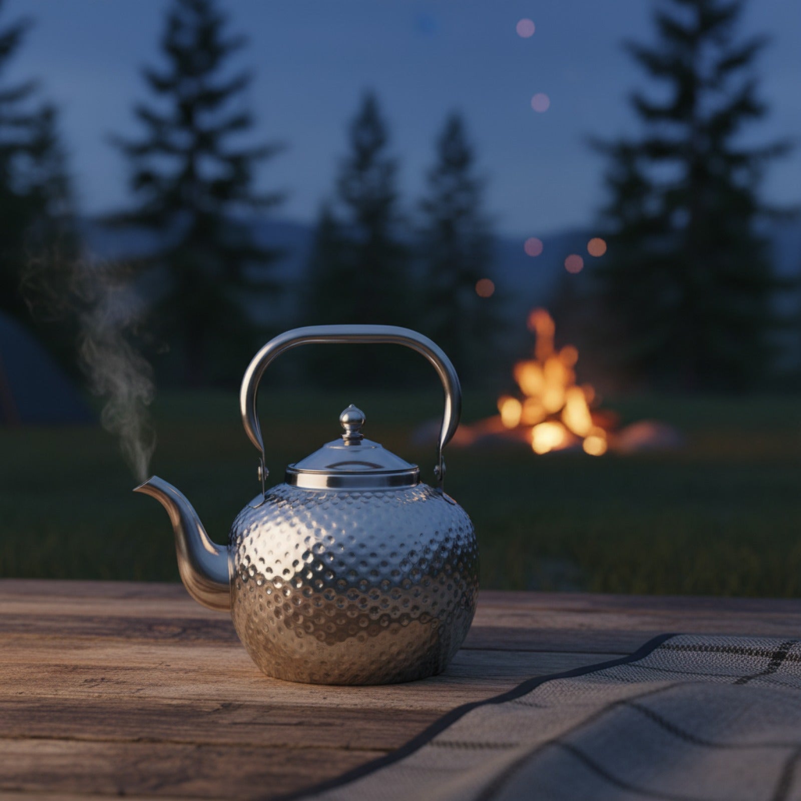 Théière Sphérique Inox 2L avec Filtre - Idéale Maison & Camping