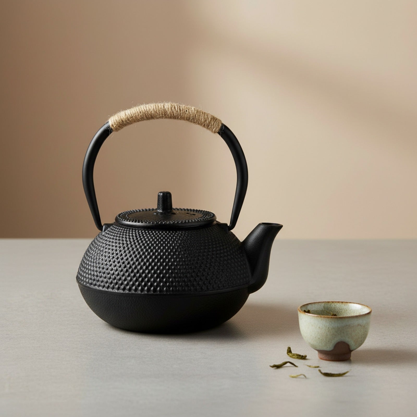 Théière Antique en Fonte Japonaise - 300ML, Faite Main