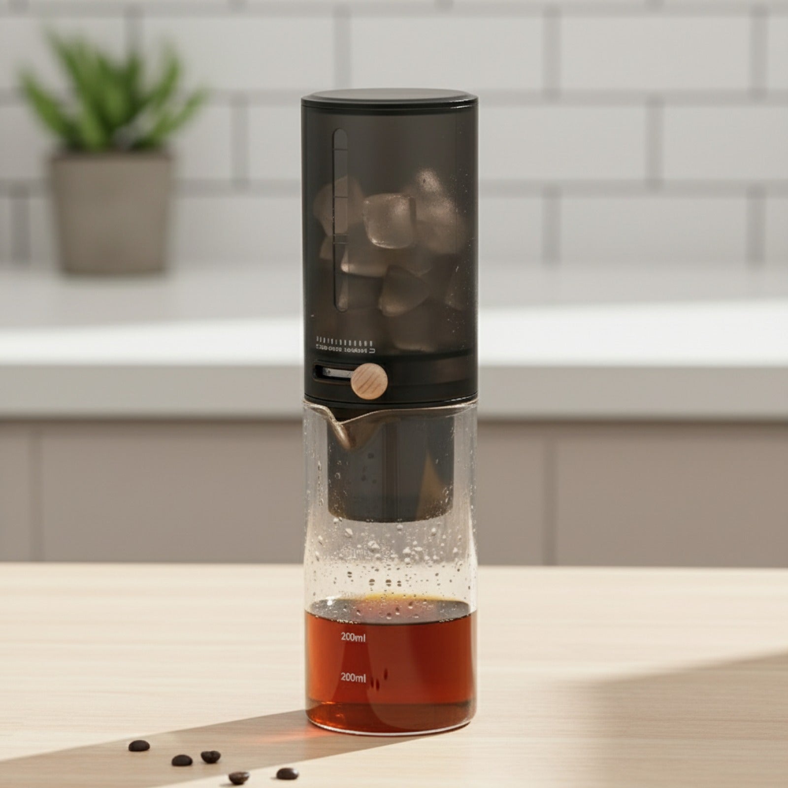 Cafetière à Froid "Cold Brew" en Verre - Préparation Artisanale et Rafraîchissante