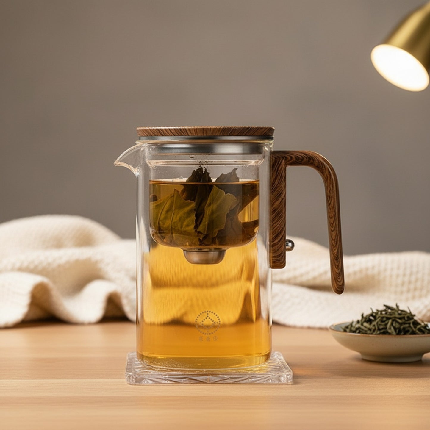 Bouilloire à Thé en Verre Magnétique avec Infuseur - 520ml