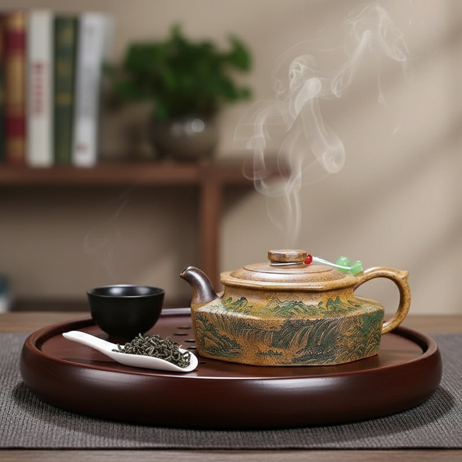 Théière Yixing Zisha 240ml - Argile Violette Artisanale Chinoise