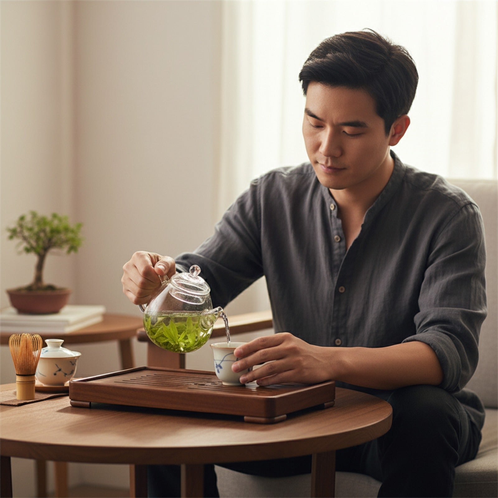 Théière en Verre Résistante à la Chaleur 200ml - Idéale pour Service Kung Fu