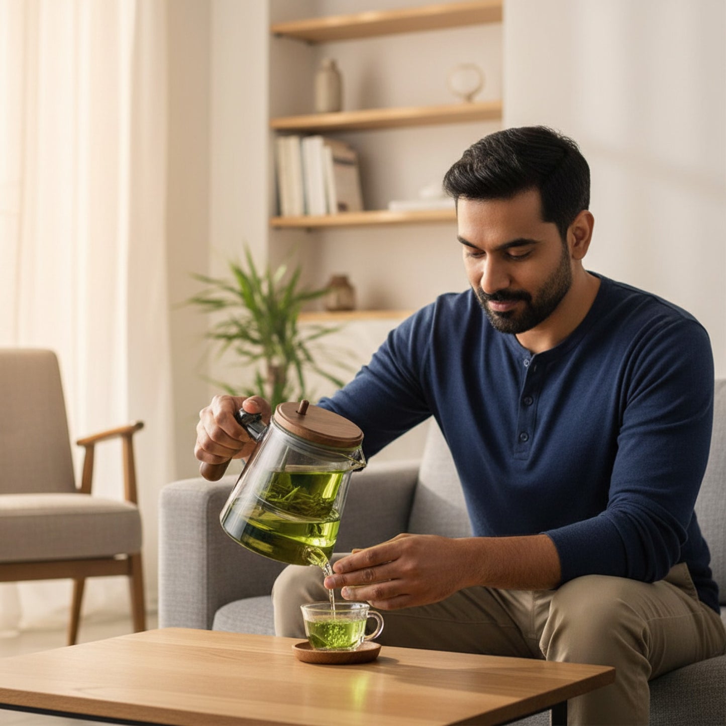 Théière en Verre Créative 650ML avec Infuseur - Résistante à la Chaleur