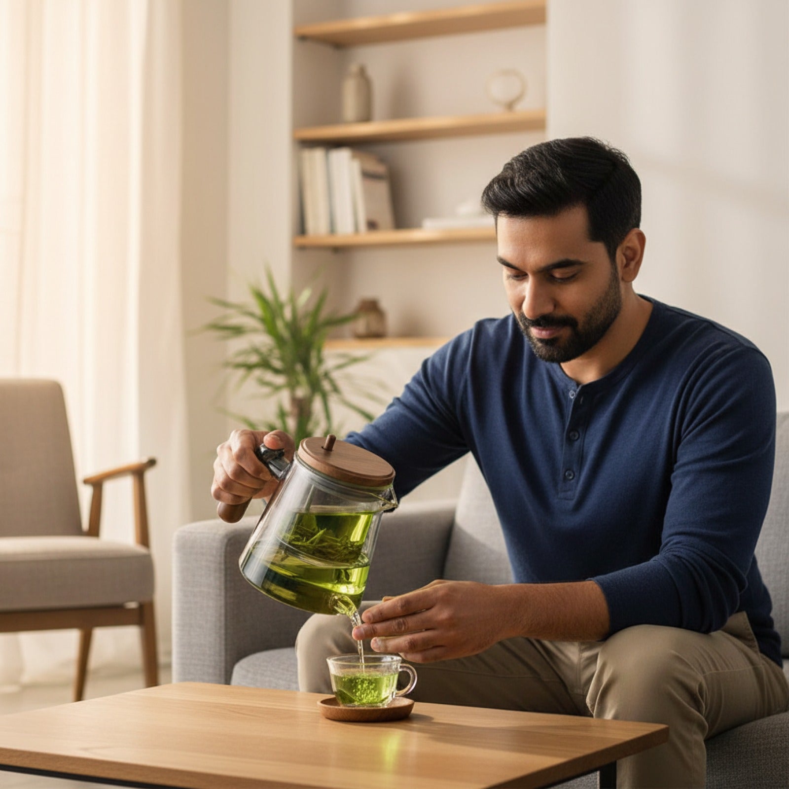 Théière en Verre Créative 650ML avec Infuseur - Résistante à la Chaleur