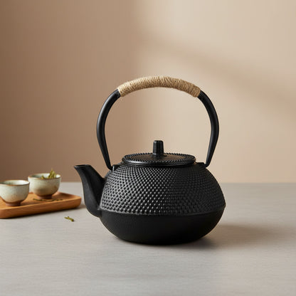 Théière Antique en Fonte Japonaise - 300ML, Faite Main