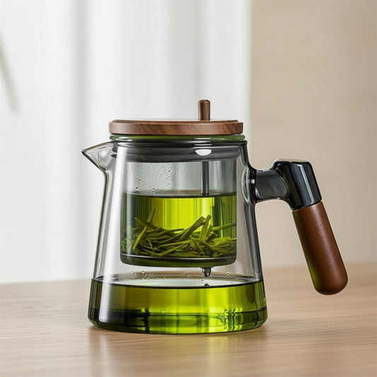 Théière en Verre Créative 650ML avec Infuseur - Résistante à la Chaleur