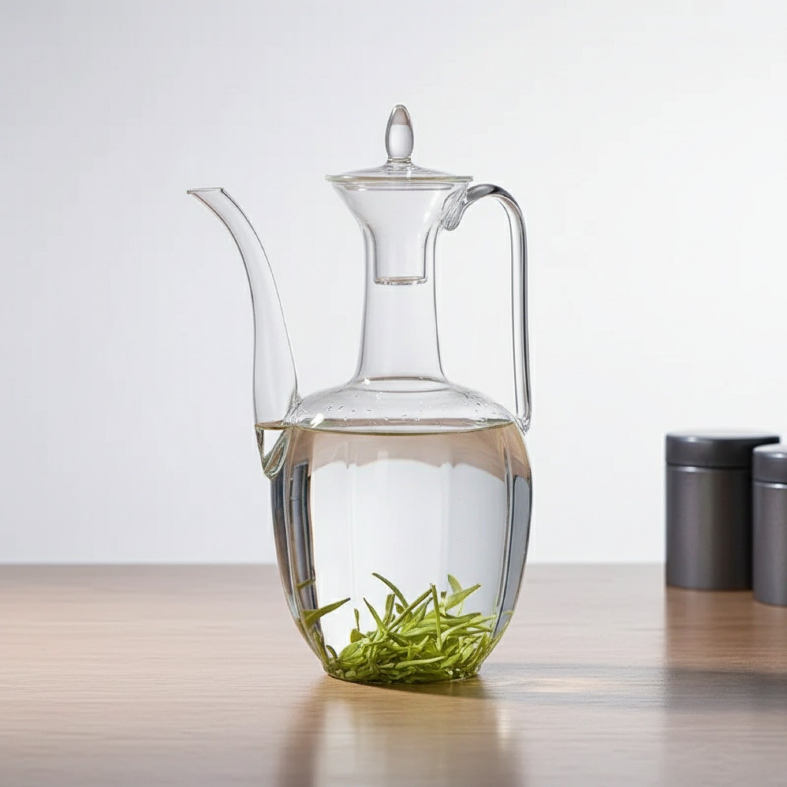 Théière en Verre Borosilicate 1000ml avec Filtre - Résistante à la Chaleur