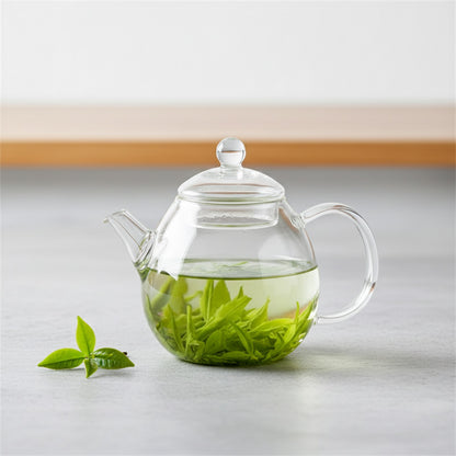Théière en Verre Résistante à la Chaleur 200ml - Idéale pour Service Kung Fu