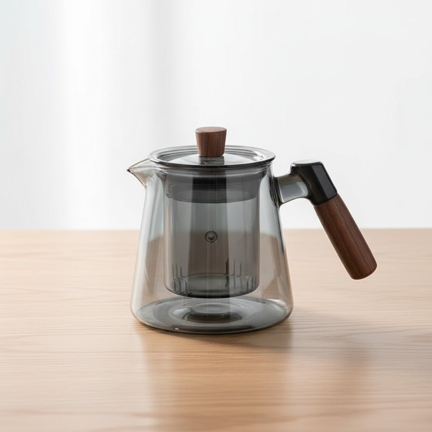 Théière en Verre avec Poignée Latérale et Filtre - Service à Thé Kung Fu